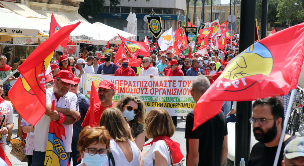 Με φόντο το Κυπριακό και ακρίβεια η κοινή Πρωτομαγιά Ε/κ και Τ/κ συντεχνιών