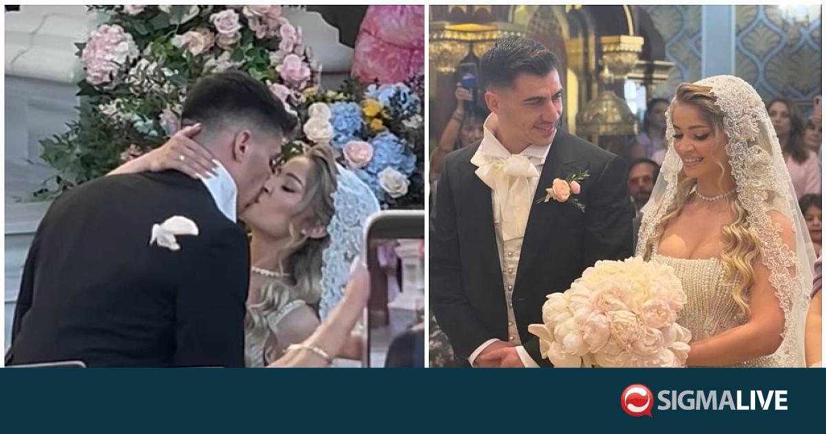Just married: &Omicron; &Phi;&epsilon;&iota;&delta;ί&alpha;&sigmaf; &kappa;&alpha;&iota; &eta; &Sigma;&tau;&upsilon;&lambda;&iota;ά&nu;&alpha; &alpha;&nu;έ&beta;&eta;&kappa;&alpha;&nu; &tau;&alpha; &sigma;&kappa;&alpha;&lambda;&iota;ά &tau;&eta;&sigmaf; &epsilon;&kappa;&kappa;&lambda;&eta;&sigma;ί&alpha;&sigmaf; (VID)