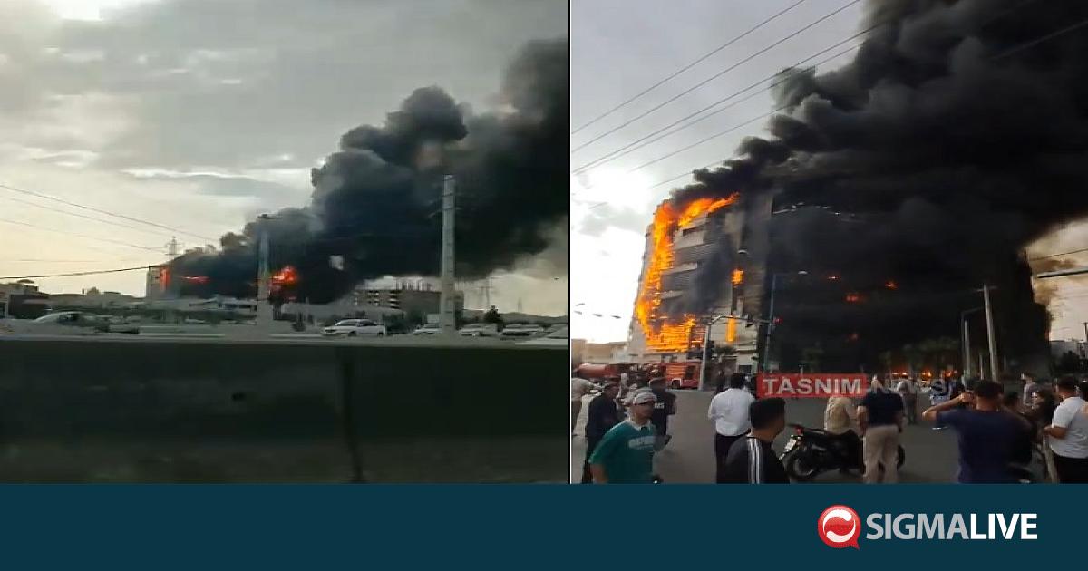 &Iota;&rho;ά&nu;: &Pi;&alpha;&rho;&alpha;&nu;ά&lambda;&omega;&mu;&alpha; &tau;&omicron;&upsilon; &pi;&upsilon;&rho;ό&sigmaf; &epsilon;&mu;&pi;&omicron;&rho;&iota;&kappa;ό &kappa;έ&nu;&tau;&rho;&omicron; &sigma;&tau;&eta; &Tau;&epsilon;&chi;&epsilon;&rho;ά&nu;&eta;-Ά&gamma;&nu;&omega;&sigma;&tau;&alpha; &tau;&alpha; &alpha;ί&tau;&iota;&alpha; (vid)