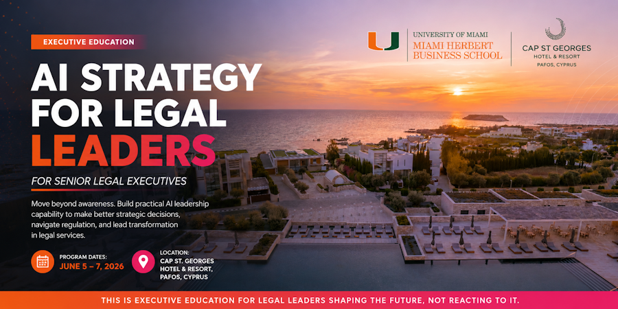 Το Miami Herbert Business School φέρνει στην Κύπρο πρόγραμμα AI για Νομικούς