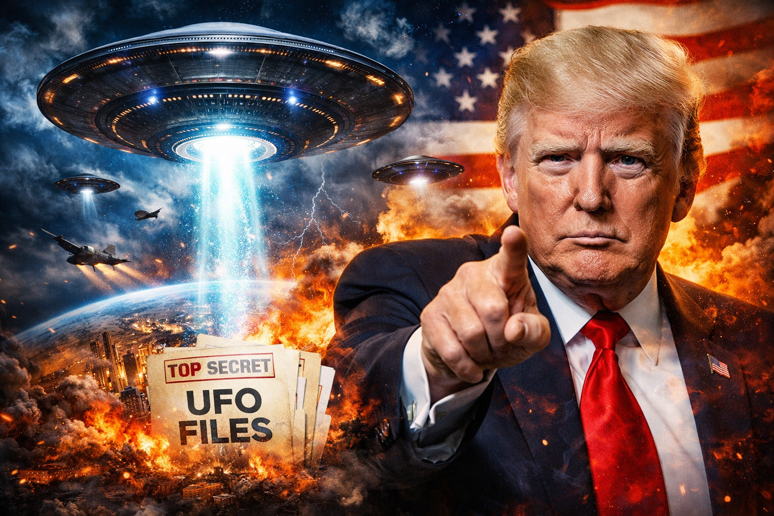 «Έρχονται» τα UFO: Η κυβέρνηση Τραμπ ανοίγει τους φακέλους για τους εξωγήινους