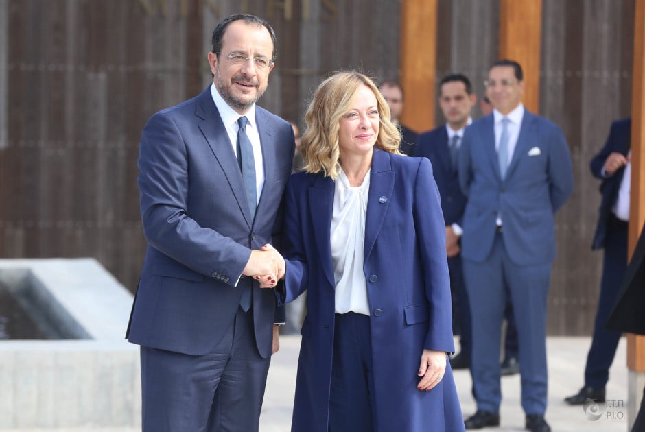 Μελόνι: Στην Κύπρο για αναβάθμιση διμερών σχέσεων με οδικό χάρτη συνεργασίας
