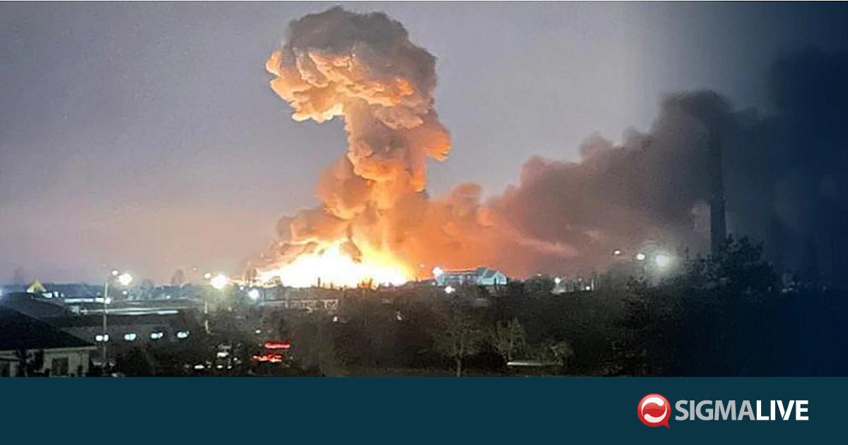 &Omicron;&upsilon;&kappa;&rho;&alpha;&nu;ί&alpha;: &Tau;&rho;&alpha;&upsilon;&mu;&alpha;&tau;ί&epsilon;&sigmaf; ύ&sigma;&tau;&epsilon;&rho;&alpha; &alpha;&pi;ό &epsilon;&pi;&iota;&delta;&rho;&omicron;&mu;έ&sigmaf; &tau;&eta;&sigmaf; &Rho;&omega;&sigma;ί&alpha;&sigmaf; &mu;&epsilon; drones &kappa;&alpha;&iota; &pi;&upsilon;&rho;&alpha;ύ&lambda;&omicron;&upsilon;&sigmaf;