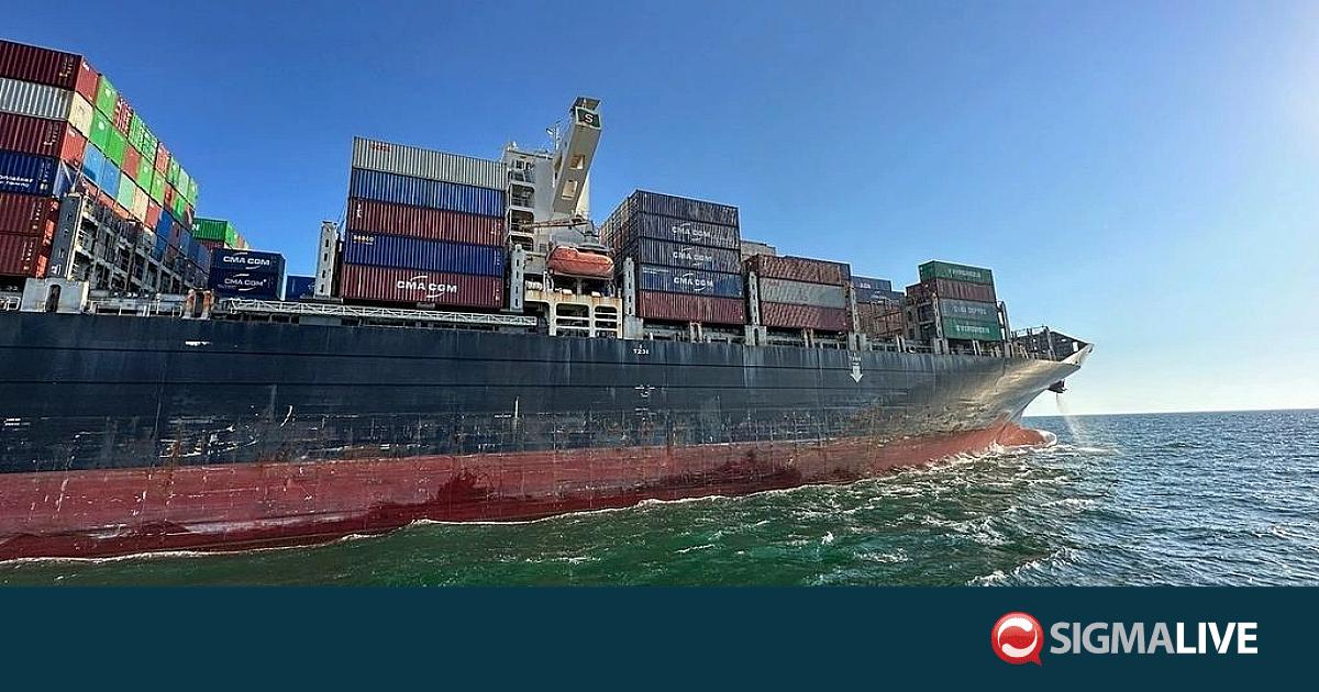 &Rho;&omega;&sigma;&iota;&kappa;ή &epsilon;&pi;ί&theta;&epsilon;&sigma;&eta; &sigma;&epsilon; &pi;&lambda;&omicron;ί&omicron; &mu;&epsilon; &sigma;&eta;&mu;&alpha;ί&alpha; &Pi;&alpha;&nu;&alpha;&mu;ά-&Kappa;&alpha;&tau;&epsilon;&upsilon;&theta;&upsilon;&nu;ό&tau;&alpha;&nu; &sigma;&epsilon; &lambda;&iota;&mu;ά&nu;&iota; &tau;&eta;&sigmaf; &Omicron;&delta;&eta;&sigma;&sigma;&omicron;ύ