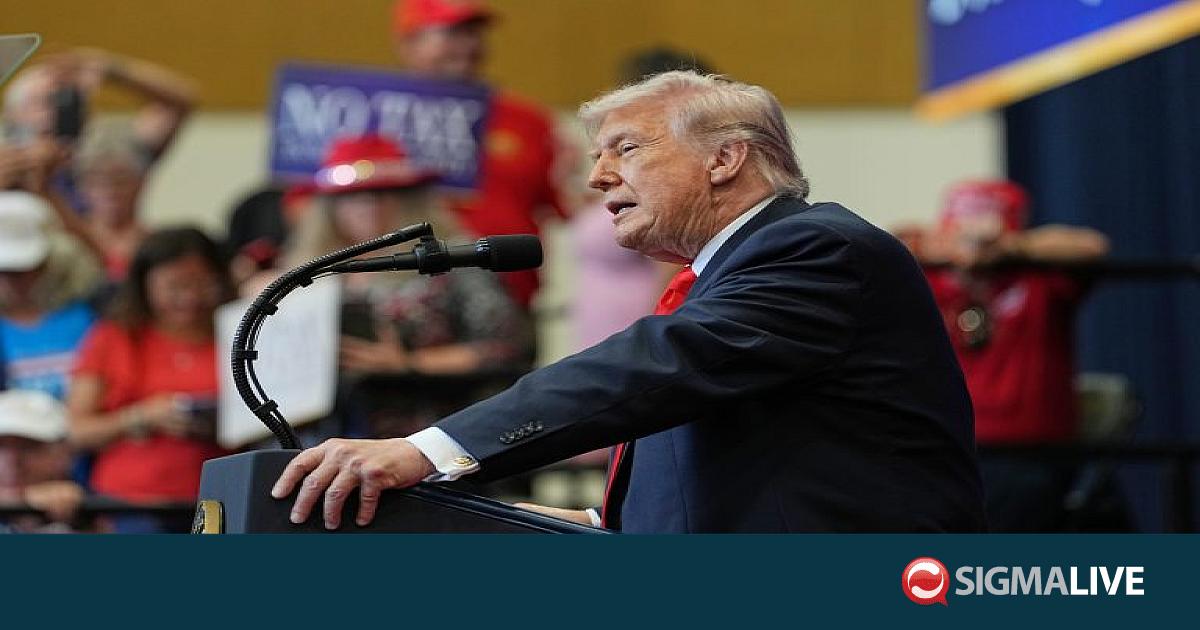 &Delta;&epsilon;&nu; &theta;&alpha; &pi;&alpha;&rho;&alpha;&sigma;&tau;&epsilon;ί &sigma;&tau;&omicron;&nu; &gamma;ά&mu;&omicron; &tau;&omicron;&upsilon; &gamma;&iota;&omicron;&upsilon; &tau;&omicron;&upsilon; &omicron; &Tau;&rho;&alpha;&mu;&pi;&ndash;&laquo;Έ&chi;&omega; &tau;&omicron; &Iota;&rho;ά&nu; &kappa;&alpha;&iota; ά&lambda;&lambda;&alpha; &pi;&rho;ά&gamma;&mu;&alpha;&tau;&alpha;&raquo;