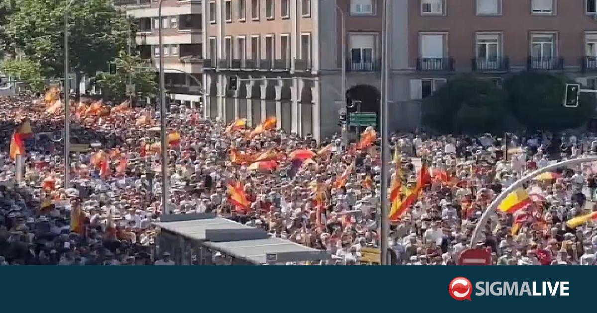 &Mu;&alpha;&delta;&rho;ί&tau;&eta;: X&iota;&lambda;&iota;ά&delta;&epsilon;&sigmaf; &delta;&iota;&alpha;&delta;&eta;&lambda;&omega;&tau;έ&sigmaf; &sigma;&tau;&omicron;&upsilon;&sigmaf; &delta;&rho;ό&mu;&omicron;&upsilon;&sigmaf; &upsilon;&pi;έ&rho; &tau;&eta;&sigmaf; &pi;&alpha;&rho;&alpha;ί&tau;&eta;&sigma;&eta;&sigmaf; &Sigma;ά&nu;&tau;&sigma;&epsilon;&theta;&nbsp;(vid)