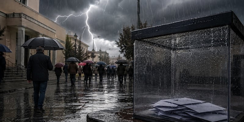 Στις κάλπες με βροχές και καταιγίδες - Αναλυτικά η πρόγνωση καιρού