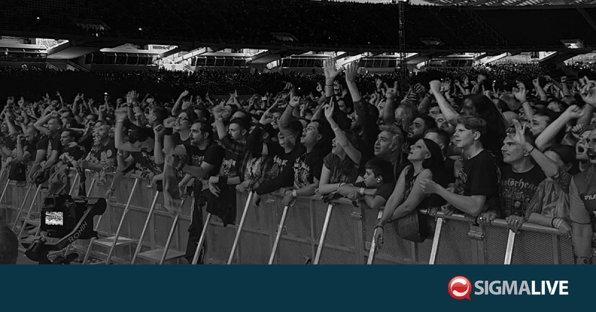 Iron Maiden: &Mu;&epsilon; Fear of the dark &kappa;&alpha;&iota; Number of the beast &tau;&alpha;&rho;&alpha;&kappa;&omicron;ύ&nu;&eta;&sigma;&alpha;&nu; &tau;&omicron; &Omicron;&Alpha;&Kappa;&Alpha;