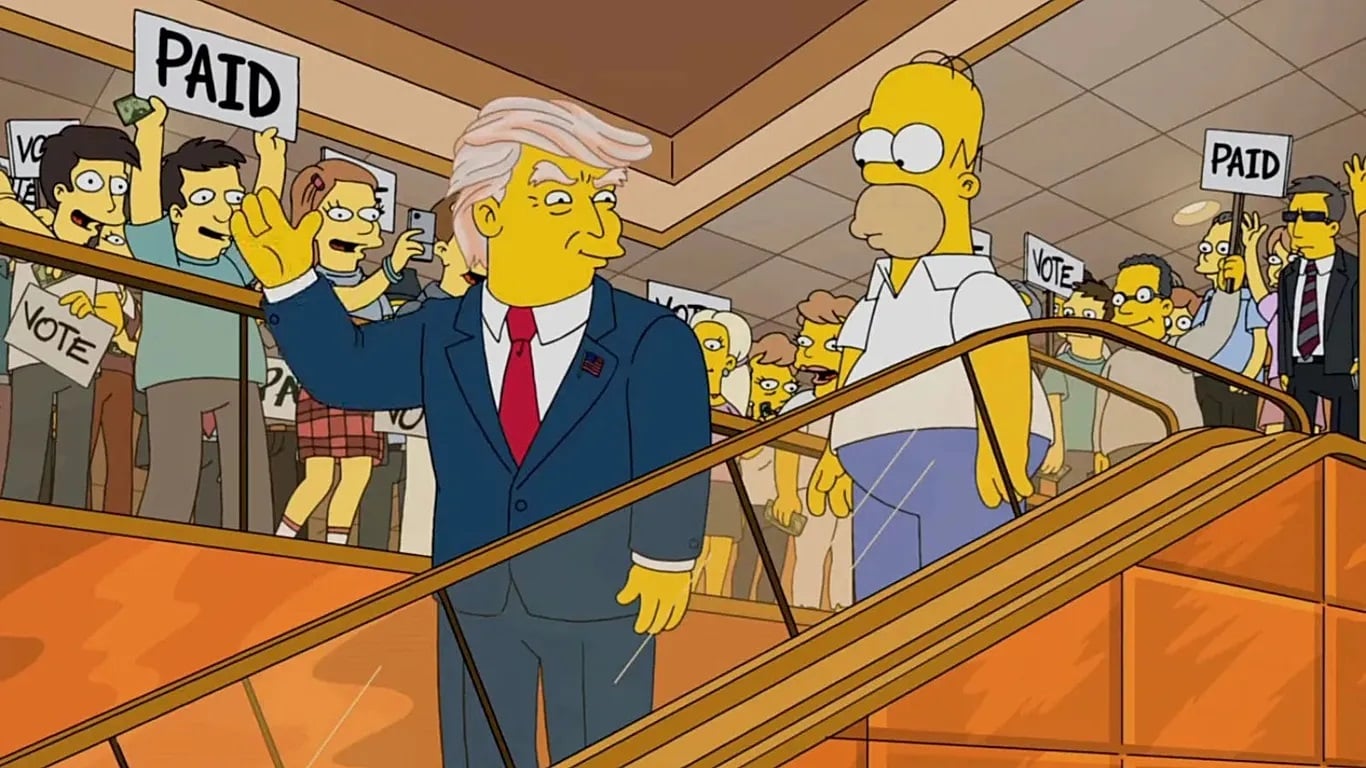 &Omicron; &sigma;&epsilon;&nu;&alpha;&rho;&iota;&omicron;&gamma;&rho;ά&phi;&omicron;&sigmaf; &tau;&omega;&nu; Simpsons &pi;&omicron;&upsilon; &laquo;&pi;&rho;ό&beta;&lambda;&epsilon;&psi;&epsilon;&raquo; &tau;&omicron;&nu; &Tau;&rho;&alpha;&mu;&pi; &delta;&iota;&epsilon;&kappa;&delta;&iota;&kappa;&epsilon;ί &tau;&omicron;&nu; &Lambda;&epsilon;&upsilon;&kappa;ό &Omicron;ί&kappa;&omicron;