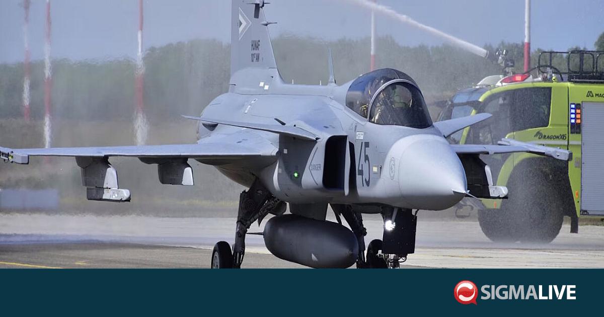 &Sigma;&upsilon;&mu;&phi;&omega;&nu;ί&alpha; &Omicron;&upsilon;&kappa;&rho;&alpha;&nu;ί&alpha;&sigmaf;-&Sigma;&omicron;&upsilon;&eta;&delta;ί&alpha;&sigmaf; &gamma;&iota;&alpha; &alpha;&gamma;&omicron;&rho;ά 20 &nu;έ&omega;&nu; &mu;&alpha;&chi;&eta;&tau;&iota;&kappa;ώ&nu; &alpha;&epsilon;&rho;&omicron;&sigma;&kappa;&alpha;&phi;ώ&nu; Gripen