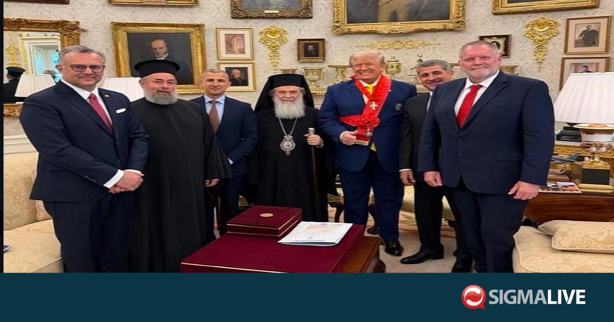 &Pi;&alpha;&tau;&rho;&iota;ά&rho;&chi;&eta;&sigmaf; &Iota;&epsilon;&rho;&omicron;&sigma;&omicron;&lambda;ύ&mu;&omega;&nu;: Έ&theta;&epsilon;&sigma;&epsilon; &sigma;&tau;&omicron;&nu; &Tau;&rho;&alpha;&mu;&pi; &tau;&omicron; &theta;έ&mu;&alpha; &tau;&omega;&nu; &chi;&rho;&iota;&sigma;&tau;&iota;&alpha;&nu;ώ&nu; &tau;&eta;&sigmaf; &Mu;.&Alpha;&nu;&alpha;&tau;&omicron;&lambda;ή&sigmaf;