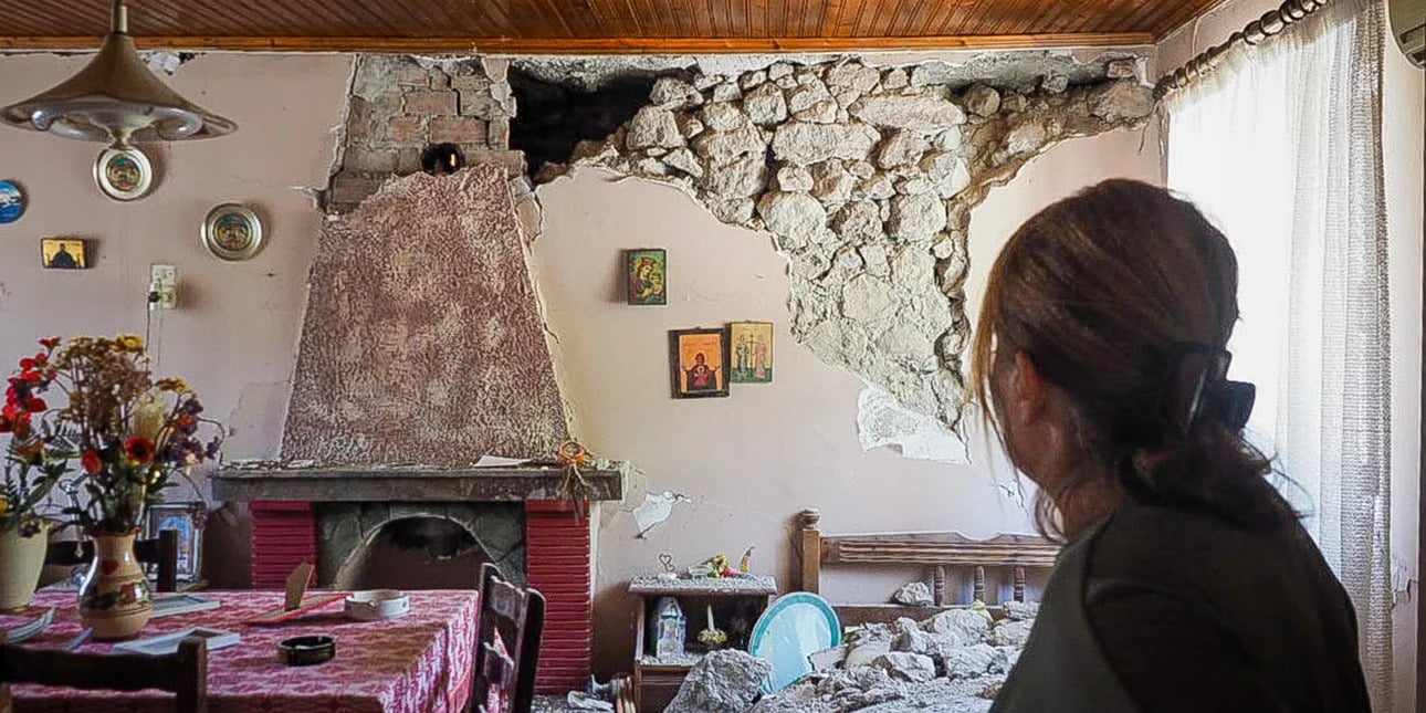 Μεγάλες ζημιές από τους σεισμούς στην Εύβοια - «Έφυγε ο μισό