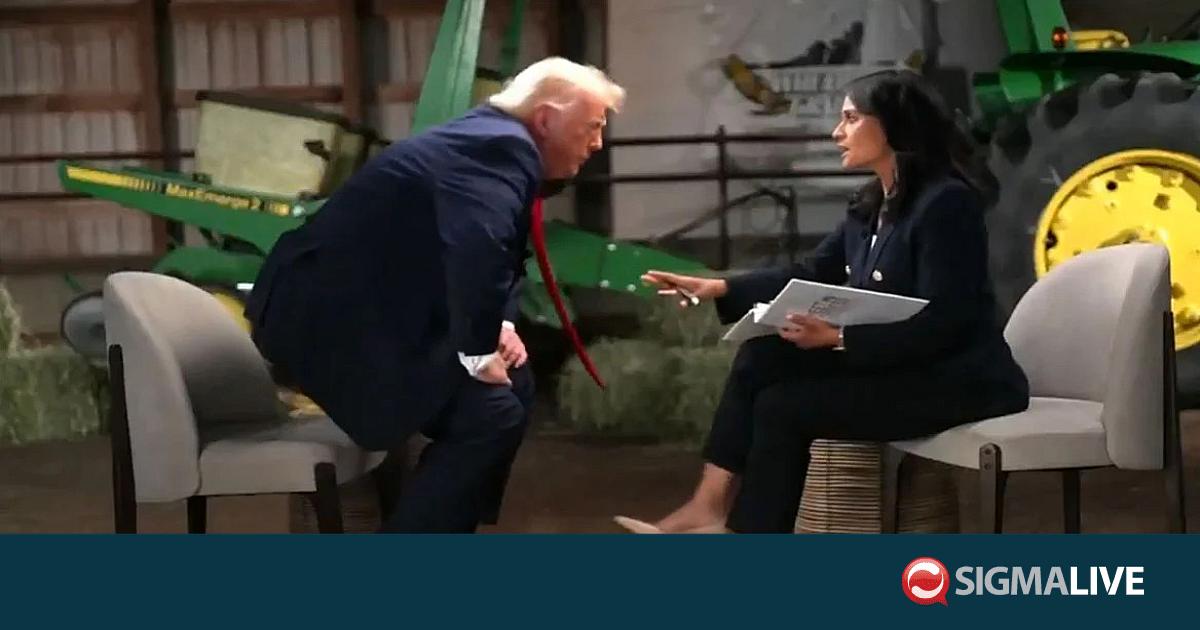 &laquo;&Epsilon;ί&sigma;&alpha;&iota; &eta;&lambda;ί&theta;&iota;&alpha; ή &delta;&iota;&epsilon;&phi;&theta;&alpha;&rho;&mu;έ&nu;&eta;&raquo;: &Delta;&iota;έ&kappa;&omicron;&psi;&epsilon; &sigma;&upsilon;&nu;έ&nu;&tau;&epsilon;&upsilon;&xi;&eta; &omicron; &Tau;&rho;&alpha;&mu;&pi; &kappa;&alpha;&iota; &alpha;&pi;&omicron;&chi;ώ&rho;&eta;&sigma;&epsilon; (vid)