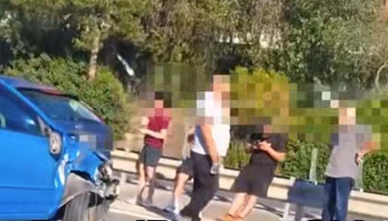 Τροχαίο ατύχημα πρν από τα φώτα του Καλησπέρα - Κυ