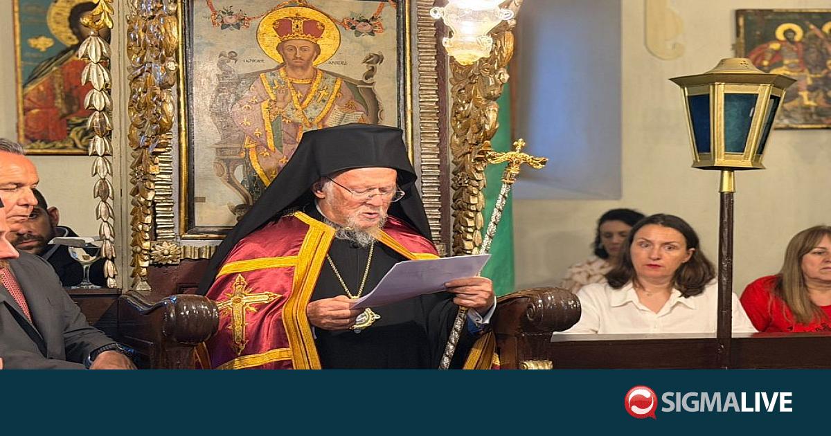 &Omicron;&iota;&kappa;&omicron;&upsilon;&mu;&epsilon;&nu;&iota;&kappa;ό&sigmaf; &Pi;&alpha;&tau;&rho;&iota;ά&rho;&chi;&eta;&sigmaf; &sigma;&tau;&eta;&nu; Ί&mu;&beta;&rho;&omicron;: &laquo;&Pi;&rho;&alpha;&gamma;&mu;&alpha;&tau;&iota;&kappa;ό &theta;&alpha;ύ&mu;&alpha;&raquo; &tau;&alpha; &epsilon;&lambda;&lambda;&eta;&nu;&iota;&kappa;ά &sigma;&chi;&omicron;&lambda;&epsilon;ί&alpha;