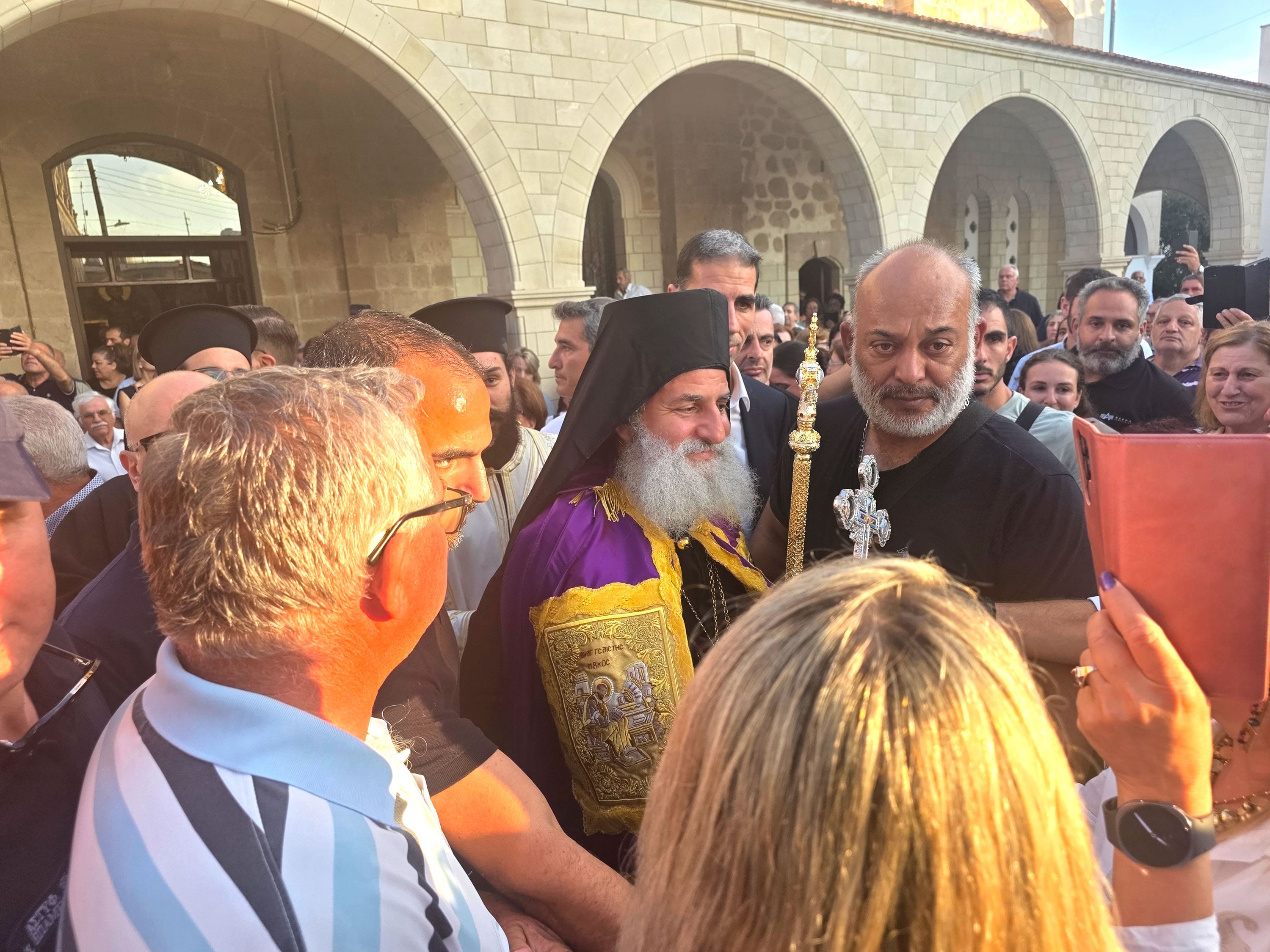 Μητροπολίτης Πάφου: Άκουσα ότι είστε καλοί άνθρωποι και ήρθα