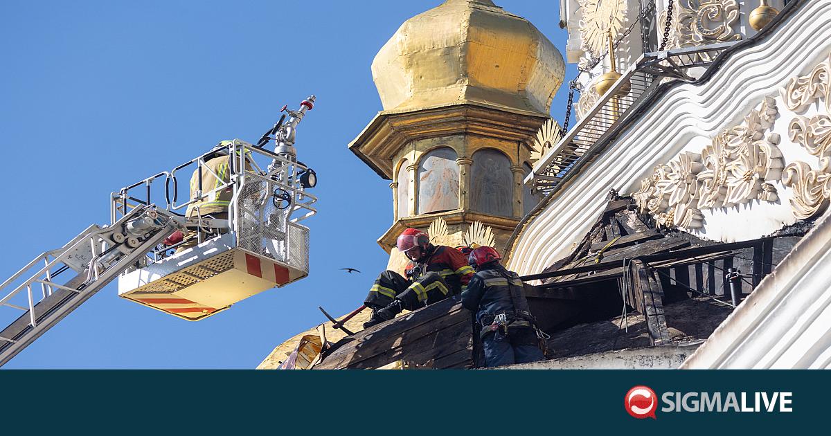 &Zeta;&epsilon;&lambda;έ&nu;&sigma;&kappa;&iota;: &Sigma;&kappa;ό&pi;&iota;&mu;&eta; &epsilon;&pi;ί&theta;&epsilon;&sigma;&eta; &mu;&epsilon; 2 drones &sigma;&tau;&omicron; &nu;&alpha;ό &tau;&eta;&sigmaf; &Lambda;&alpha;ύ&rho;&alpha;&sigmaf;- &Kappa;&alpha;&tau;&alpha;&delta;&iota;&kappa;ά&zeta;&epsilon;&iota; &eta; Unesco