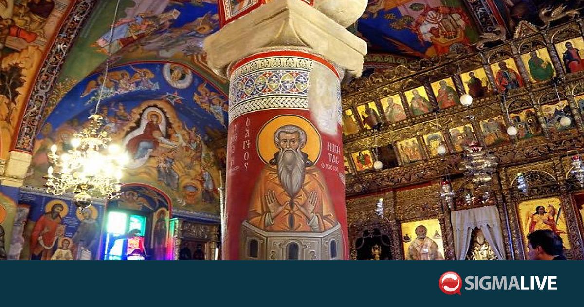 1283: Ό&tau;&alpha;&nu; &eta; &Kappa;ά&rho;&alpha; &tau;&omicron;&upsilon; &Alpha;&gamma;ί&omicron;&upsilon; &Kappa;&upsilon;&pi;&rho;&iota;&alpha;&nu;&omicron;ύ έ&phi;&theta;&alpha;&sigma;&epsilon; &sigma;&tau;&eta;&nu; &Kappa;ύ&pi;&rho;&omicron;