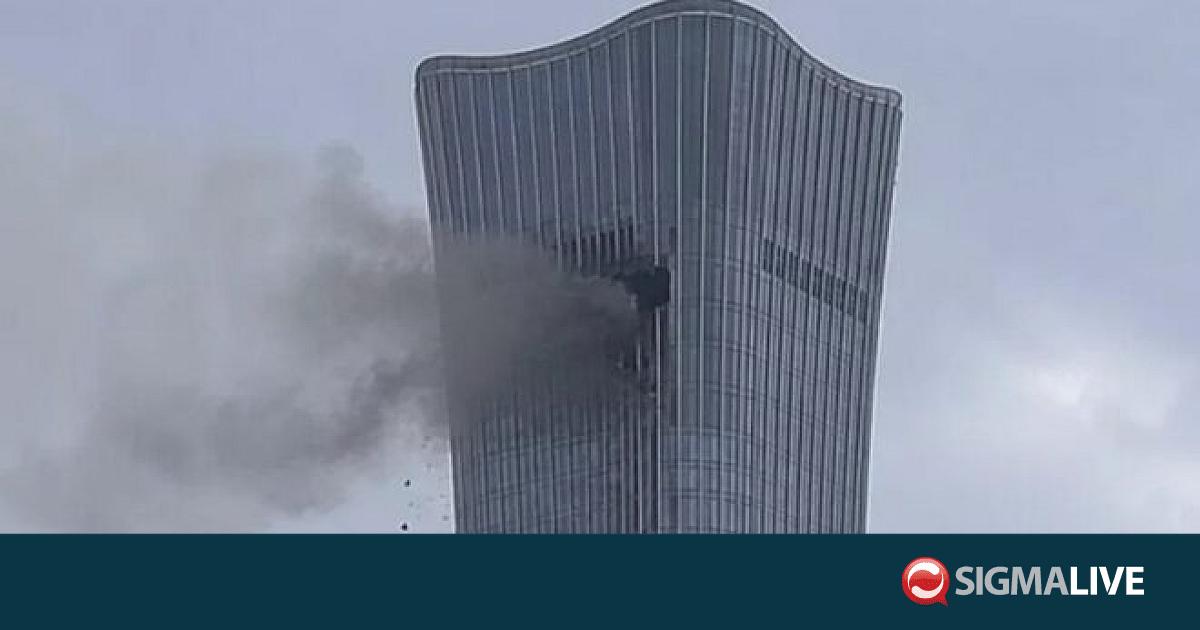 &Alpha;&epsilon;&rho;&omicron;&pi;&lambda;ά&nu;&omicron; έ&pi;&epsilon;&sigma;&epsilon; &sigma;&epsilon; &omicron;&upsilon;&rho;&alpha;&nu;&omicron;&xi;ύ&sigma;&tau;&eta; &sigma;&tau;&eta;&nu; &Kappa;ί&nu;&alpha;-Έ&nu;&alpha;&sigmaf; &nu;&epsilon;&kappa;&rho;ό&sigmaf; &kappa;&alpha;&iota; 13 &tau;&rho;&alpha;&upsilon;&mu;&alpha;&tau;ί&epsilon;&sigmaf; (vid)