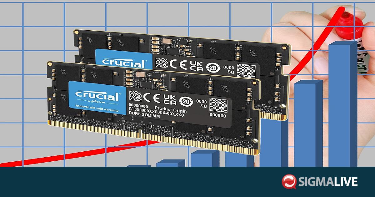 &Omicron;&iota; &tau;&iota;&mu;έ&sigmaf; &tau;&omega;&nu; RAM &alpha;&nu;&alpha;&mu;έ&nu;&epsilon;&tau;&alpha;&iota; &nu;&alpha; &epsilon;&kappa;&tau;&omicron;&xi;&epsilon;&upsilon;&theta;&omicron;ύ&nu; έ&omega;&sigmaf; &kappa;&alpha;&iota; 50% &mu;έ&sigma;&alpha; &sigma;&tau;&omicron; 2026
