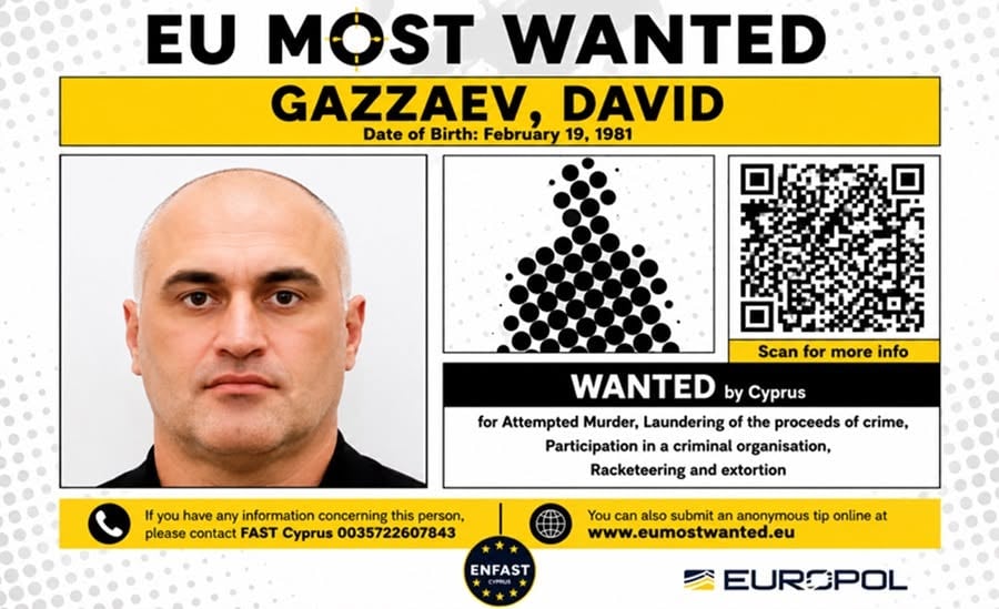 &Nu;έ&alpha; &laquo;&kappa;&upsilon;&pi;&rho;&iota;&alpha;&kappa;ή&raquo; &pi;&rho;&omicron;&sigma;&theta;ή&kappa;&eta; &sigma;&tau;&omicron;&upsilon;&sigmaf; most wanted &tau;&eta;&sigmaf; Europol