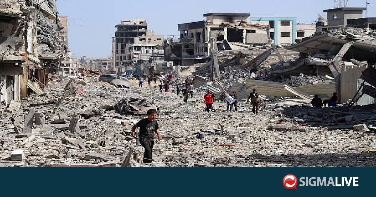 &Tau;&rho;&epsilon;&iota;&sigmaf; &Pi;&alpha;&lambda;&alpha;&iota;&sigma;&tau;ί&nu;&iota;&omicron;&iota; &nu;&epsilon;&kappa;&rho;&omicron;ί &sigma;&epsilon; &pi;&lambda;ή&gamma;&mu;&alpha;&tau;&alpha; &tau;&omicron;&upsilon; &Iota;&sigma;&rho;&alpha;ή&lambda; &sigma;&tau;&eta; &Gamma;ά&zeta;&alpha;