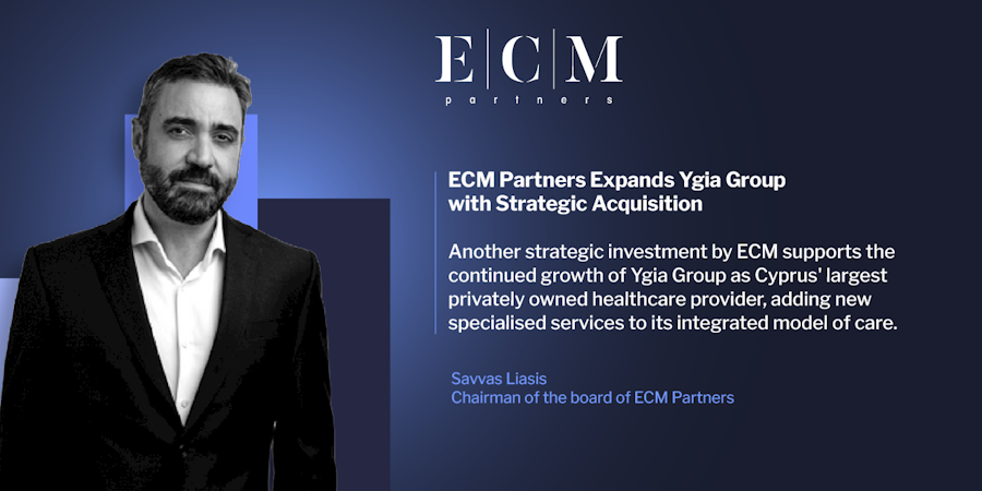 ECM Partners εξαγοράζει το Limassol Ophthalmic Center και το εντάσσει στον Όμιλο Υγεία