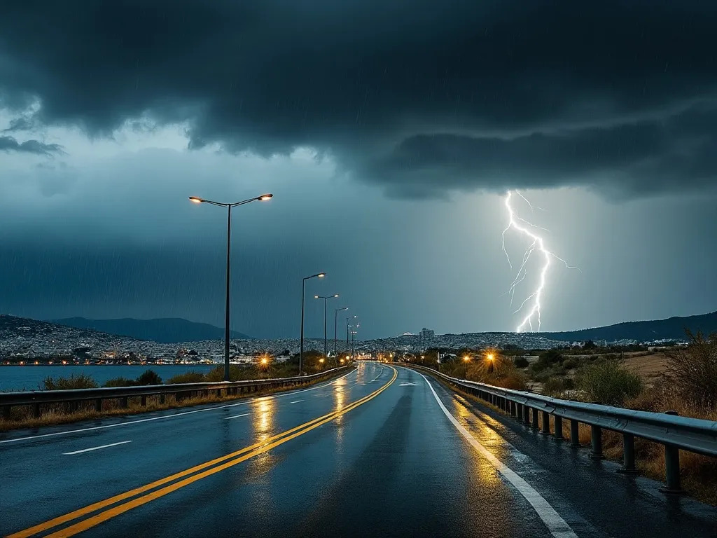 Κίτρινη προειδοποίηση για ισχυρές καταιγίδες και χαλάζι -Αναλυτικά η πρόγνωση