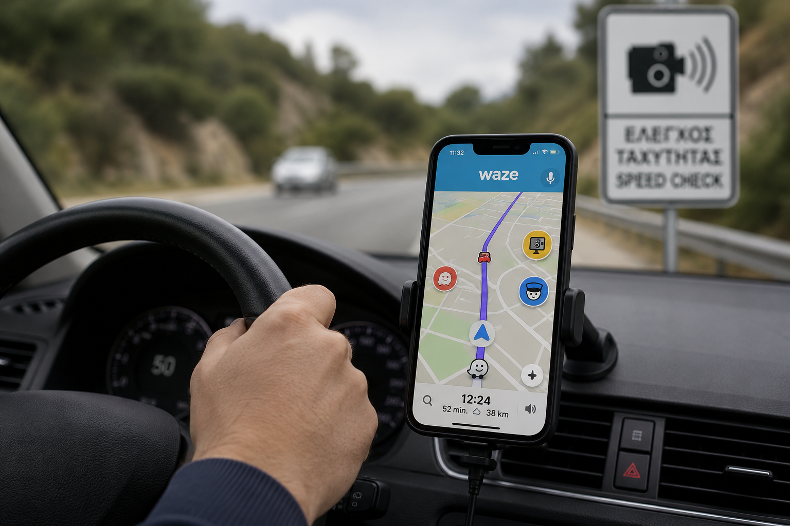 Αστυνομία για μπλόκο σε Waze: «Λειτουργεί αρνητικά για την οδική ασφάλεια»