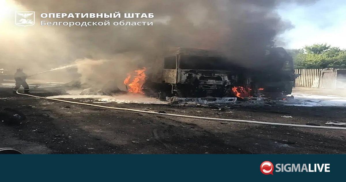 &Rho;&omega;&sigma;ί&alpha;: &Kappa;&alpha;&tau;&eta;&gamma;&omicron;&rho;&epsilon;ί &Omicron;&upsilon;&kappa;&rho;&alpha;&nu;ί&alpha; ό&tau;&iota; &sigma;&kappa;ό&tau;&omega;&sigma;&epsilon; 5 &alpha;&mu;ά&chi;&omicron;&upsilon;&sigmaf; &mu;έ&sigma;&alpha; &sigma;&epsilon; &lambda;&epsilon;&omega;&phi;&omicron;&rho;&epsilon;ί&omicron; &mu;&epsilon; drone