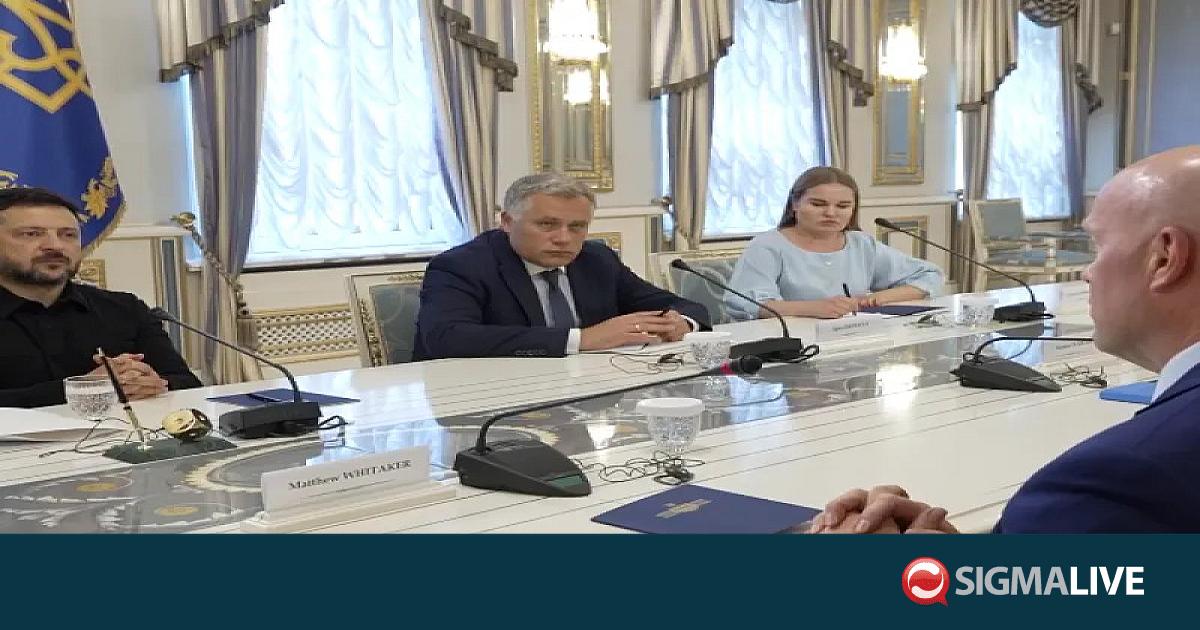 &Omicron;&upsilon;&kappa;&rho;&alpha;&nu;ί&alpha;: &Sigma;&upsilon;&nu;ά&nu;&tau;&eta;&sigma;&eta; &Zeta;&epsilon;&lambda;έ&nu;&sigma;&kappa;&iota; &mu;&epsilon; &tau;&omicron;&nu; &pi;&rho;έ&sigma;&beta;&eta; &tau;&omega;&nu; &Eta;&Pi;&Alpha; &sigma;&tau;&omicron; &Nu;&Alpha;&Tau;&Omicron;
