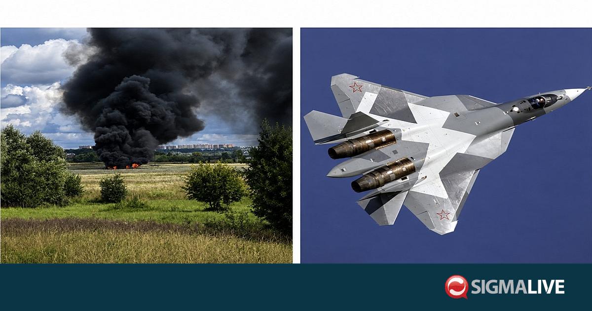 &Sigma;&upsilon;&nu;&epsilon;&tau;&rho;ί&beta;&eta; &rho;&omega;&sigma;&iota;&kappa;ό &mu;&alpha;&chi;&eta;&tau;&iota;&kappa;ό Su-57 &sigma;&tau;&eta;&nu; &pi;&epsilon;&rho;&iota;&phi;έ&rho;&epsilon;&iota;&alpha; &tau;&eta;&sigmaf; &Mu;ό&sigma;&chi;&alpha;&sigmaf;