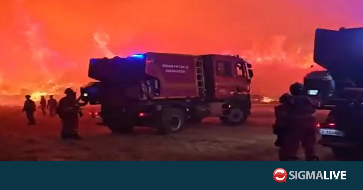 &laquo;&Alpha;&delta;ύ&nu;&alpha;&tau;&omicron;&nu; &nu;&alpha; &sigma;&beta;&eta;&sigma;&tau;&epsilon;ί&raquo; &eta; &pi;&upsilon;&rho;&kappa;&alpha;&gamma;&iota;ά &kappa;&omicron;&nu;&tau;ά &sigma;&tau;&eta; &Mu;&alpha;&delta;&rho;ί&tau;&eta;- &Mu;&epsilon;&tau;&alpha;&beta;&alpha;ί&nu;&epsilon;&iota; &omicron; &Sigma;ά&nu;&tau;&sigma;&epsilon;&theta; (VID)