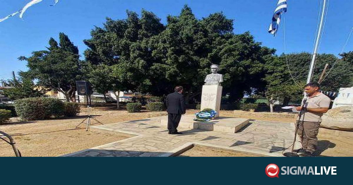 &Epsilon;&pi;ί&kappa;&epsilon;&nu;&tau;&rho;&omicron; &tau;&omicron; &Kappa;&upsilon;&pi;&rho;&iota;&alpha;&kappa;ό &sigma;&tau;&alpha; &mu;&nu;&eta;&mu;ό&sigma;&upsilon;&nu;&alpha; &pi;&epsilon;&sigma;ό&nu;&tau;&omega;&nu; &sigma;&tau;&eta;&nu; &epsilon;&pi;&alpha;&rho;&chi;ί&alpha; &Pi;ά&phi;&omicron;&upsilon;