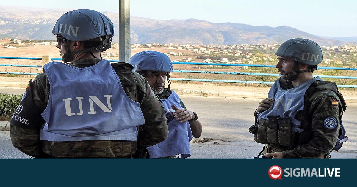 &Lambda;ί&beta;&alpha;&nu;&omicron;&sigmaf;: &Eta; UNIFIL &epsilon;&nu;&tau;ό&pi;&iota;&sigma;&epsilon; &tau;έ&sigma;&sigma;&epsilon;&rho;&iota;&sigmaf; &tau;ό&nu;&omicron;&upsilon;&sigmaf; &epsilon;&kappa;&rho;&eta;&kappa;&tau;&iota;&kappa;ώ&nu; &sigma;&epsilon; &chi;&omega;&rho;&iota;ό &tau;&omicron;&upsilon; &nu;ό&tau;&omicron;&upsilon;