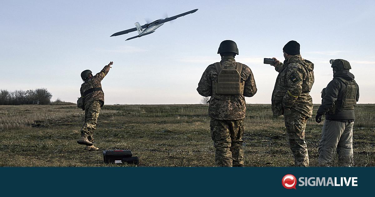 &Tau;&rho;&epsilon;&iota;&sigmaf; &nu;&epsilon;&kappa;&rho;&omicron;ί &kappa;&alpha;&iota; 24 &tau;&rho;&alpha;&upsilon;&mu;&alpha;&tau;ί&epsilon;&sigmaf; &alpha;&pi;ό &omicron;&upsilon;&kappa;&rho;&alpha;&nu;&iota;&kappa;ή &epsilon;&pi;ί&theta;&epsilon;&sigma;&eta; &mu;&epsilon; drones &sigma;&tau;&eta; &Rho;&omega;&sigma;ί&alpha;