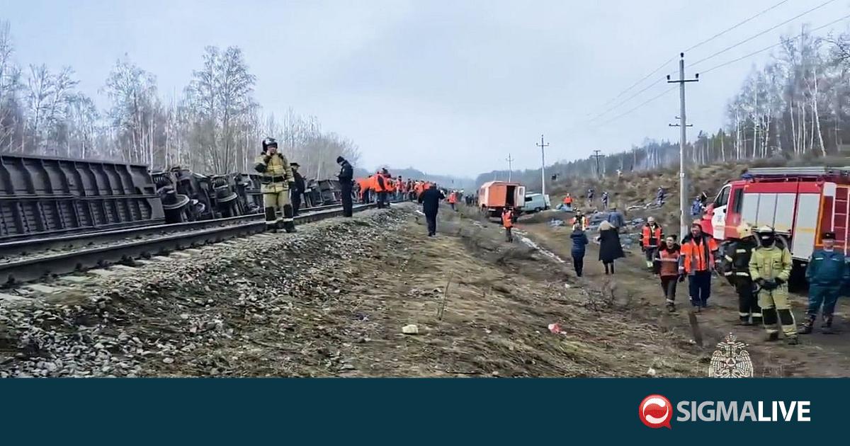 &Omicron;&upsilon;&kappa;&rho;&alpha;&nu;ί&alpha;: &Delta;ύ&omicron; &sigma;&iota;&delta;&eta;&rho;&omicron;&delta;&rho;&omicron;&mu;&iota;&kappa;&omicron;ί &upsilon;&pi;ά&lambda;&lambda;&eta;&lambda;&omicron;&iota; &nu;&epsilon;&kappa;&rho;&omicron;ί &sigma;&epsilon; &rho;&omega;&sigma;&iota;&kappa;ό &pi;&lambda;ή&gamma;&mu;&alpha; &sigma;&epsilon; &tau;&rho;έ&nu;&omicron;