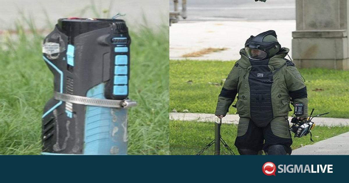 &laquo;&Beta;ό&mu;&beta;&alpha;&raquo; έ&xi;&omega; &alpha;&pi;ό &pi;&upsilon;&rho;&omicron;&sigma;&beta;&epsilon;&sigma;&tau;&iota;&kappa;ό &sigma;&tau;&alpha;&theta;&mu;ό &sigma;&tau;&eta;&nu; &Omicron;&upsilon;ά&sigma;&iota;&nu;&gamma;&kappa;&tau;&omicron;&nu; &alpha;&pi;&omicron;&delta;&epsilon;ί&chi;&theta;&eta;&kappa;&epsilon; sex toy (VID)