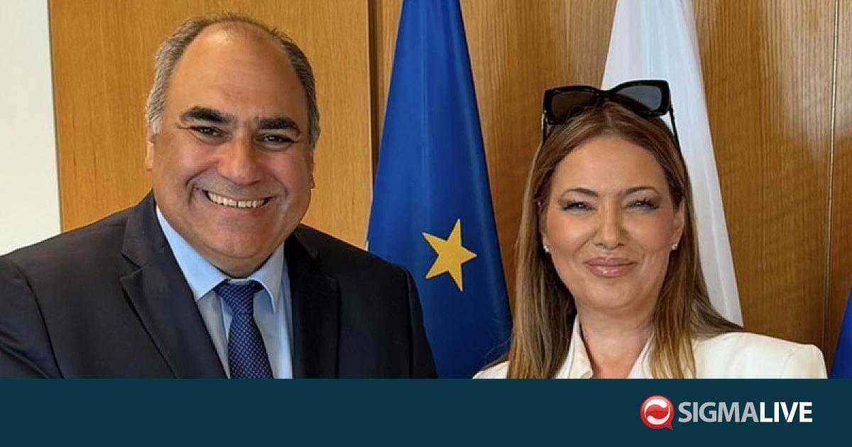 &Mu;&epsilon; &tau;&omicron;&nu; &Kappa;ύ&pi;&rho;&iota;&omicron; &Pi;&rho;έ&sigma;&beta;&eta; &eta; &pi;&rho;ώ&tau;&eta; &sigma;&upsilon;&nu;ά&nu;&tau;&eta;&sigma;&eta; &tau;&eta;&sigmaf; &nu;έ&alpha;&sigmaf; &Pi;&rho;έ&sigma;&beta;&epsilon;&iota;&rho;&alpha;&sigmaf; &Iota;&sigma;&rho;&alpha;ή&lambda; &sigma;&tau;&eta;&nu; &Epsilon;&lambda;&lambda;ά&delta;&alpha;