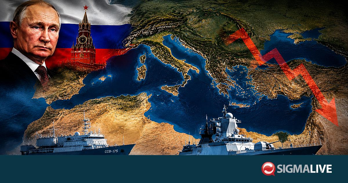 Telegraph: &Omicron; &Pi;&omicron;ύ&tau;&iota;&nu; &chi;ά&nu;&epsilon;&iota; &tau;&eta; &Mu;&epsilon;&sigma;ό&gamma;&epsilon;&iota;&omicron;-&Pi;ί&epsilon;&sigma;&eta; &sigma;&epsilon; &sigma;&tau;ό&lambda;&omicron; &Rho;&omega;&sigma;ί&alpha; &kappa;&alpha;&iota; &tau;&omicron; &pi;&lambda;ή&gamma;&mu;&alpha; &Sigma;&upsilon;&rho;ί&alpha;