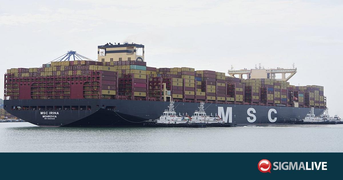 Bloomberg: &Eta; MSC &alpha;&nu;&alpha;&sigma;&tau;έ&lambda;&lambda;&epsilon;&iota; &delta;&rho;&omicron;&mu;&omicron;&lambda;ό&gamma;&iota;&alpha; &mu;&epsilon;&tau;ά &alpha;&pi;ό &epsilon;&pi;ί&theta;&epsilon;&sigma;&eta; &mu;&epsilon; drone &sigma;&epsilon; &pi;&lambda;&omicron;ί&omicron;