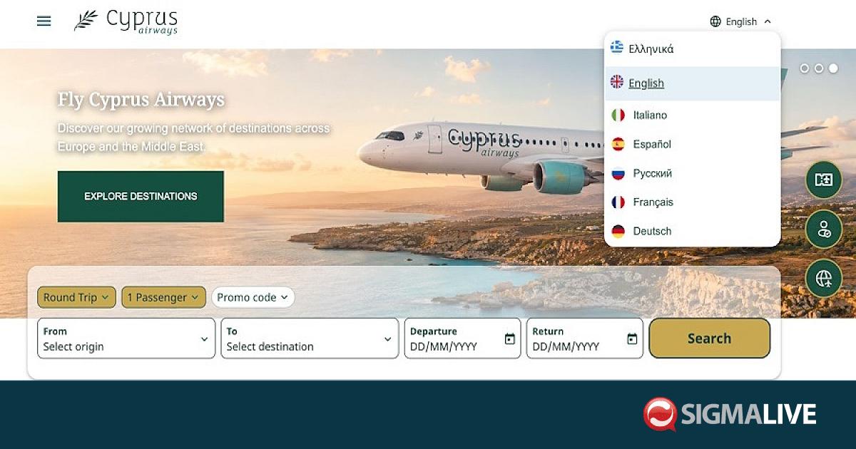 Cyprus Airways launches multilingual website in seven languages