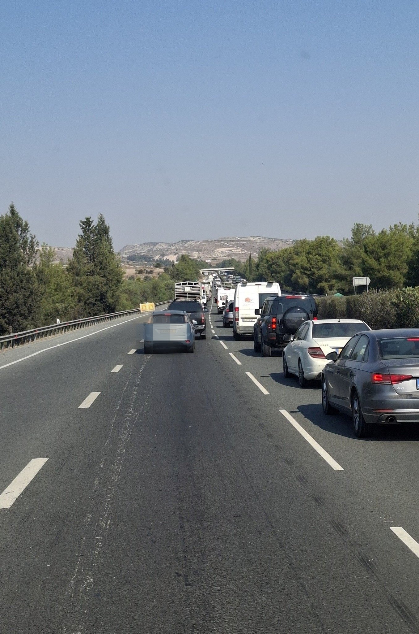 Τροχαίο προκάλεσε κυκλοφοριακό χάος στον αυτοκινητόδρομο Λευκωσίας-Λεμεσού