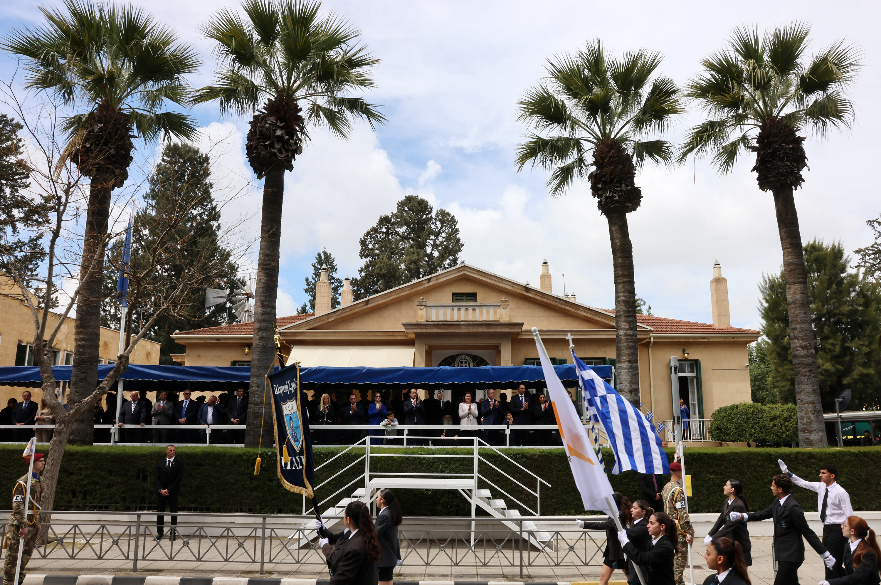March 25th: Images from the Student Parade in Nicosia