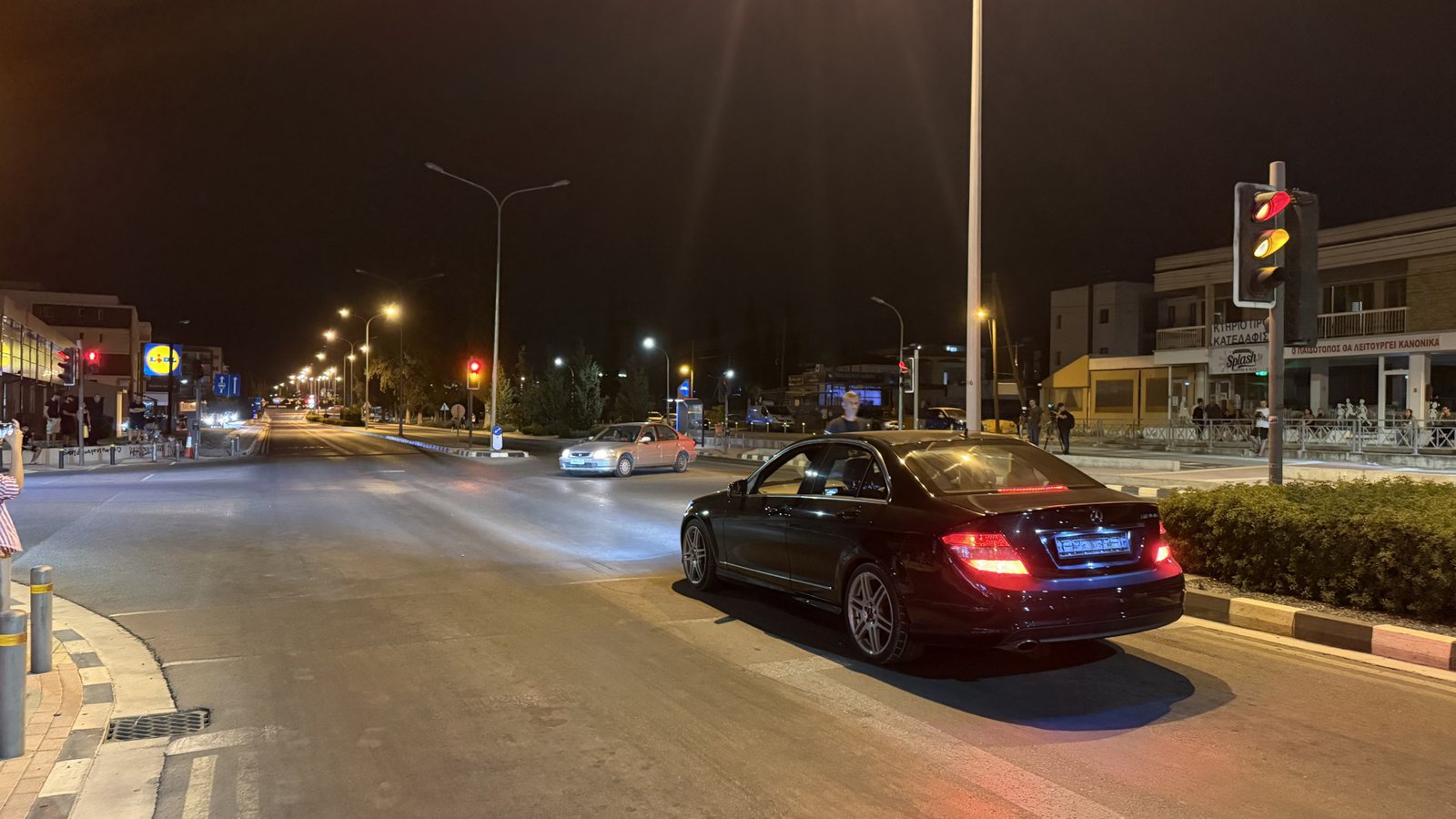 ΦΩΤΟ: Αναπαράσταση τροχαίου στην Αγλαντζιά χθες βράδυ